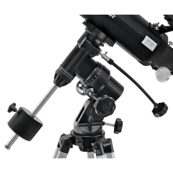 Télescope réfracteur BRESSER Polaris-II 102/600 EQ3 avec adaptateur pour smartphone et filtre solaire