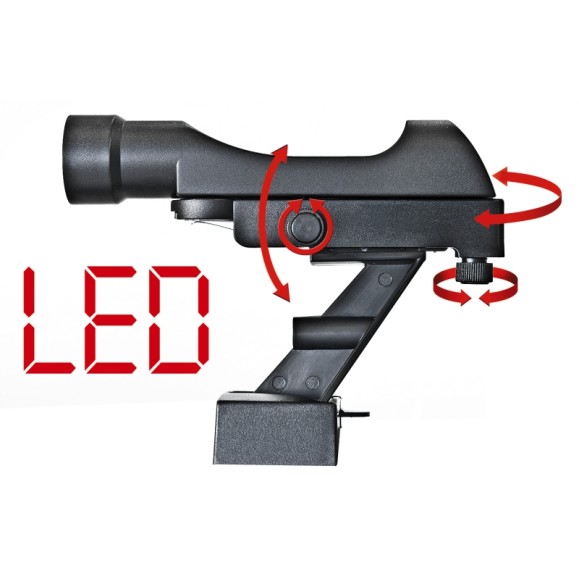 Télescope réfracteur BRESSER Polaris-II 102/600 EQ3 avec adaptateur pour smartphone et filtre solaire