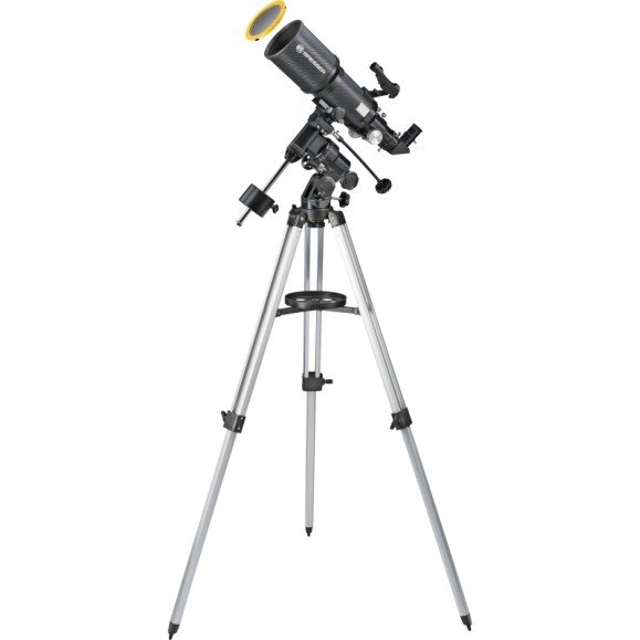 Télescope BRESSER Polaris 102/460 EQ3 avec filtre solaire