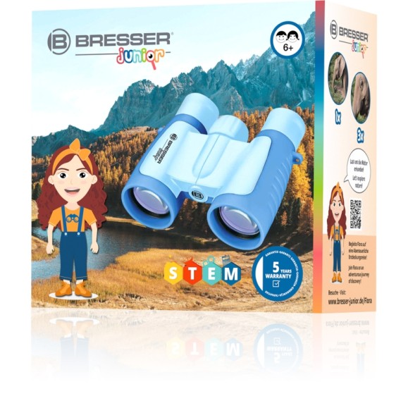 Jumelles pour enfants BRESSER JUNIOR 3x30 couleur bleu