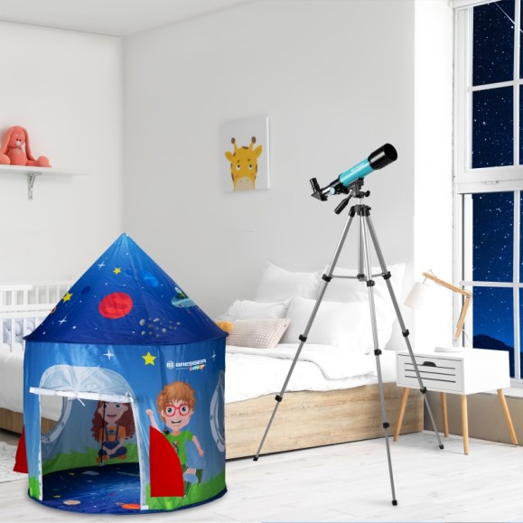 Télescope pour enfants BRESSER JUNIOR 50/360 avec tente