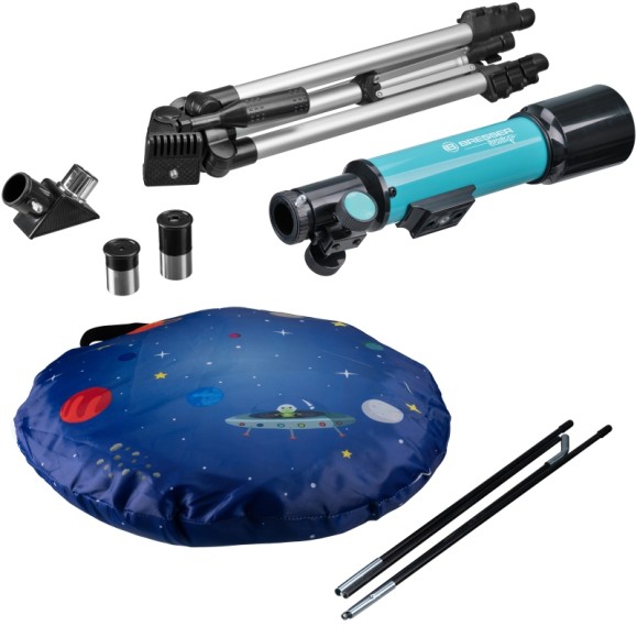 Télescope pour enfants BRESSER JUNIOR 50/360 avec tente