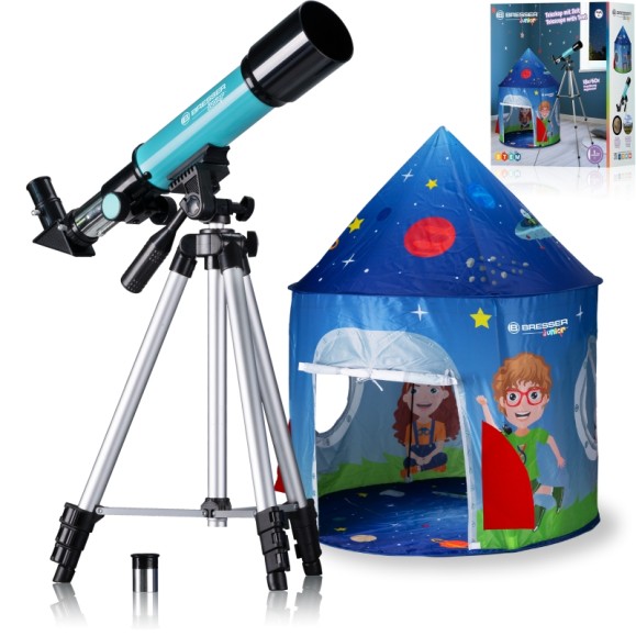 Télescope pour enfants BRESSER JUNIOR 50/360 avec tente