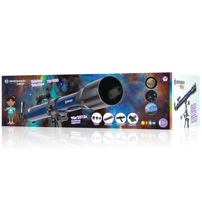 Télescope réfracteur BRESSER JUNIOR...
