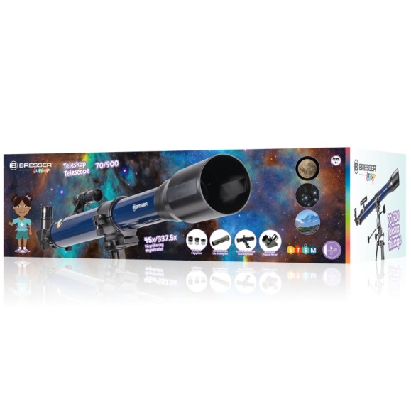 Télescope réfracteur BRESSER JUNIOR 70/900 EL