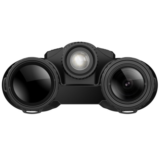 Pixfra Draco D225-4K LRF Jumelles thermiques multispectrales 4-en-1 avec vision nocturne et télémètre laser