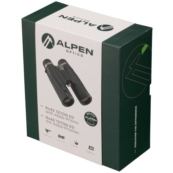Jumelles ALPEN OPTICS Teton 8x42 avec prismes d'Abbe / verre ED