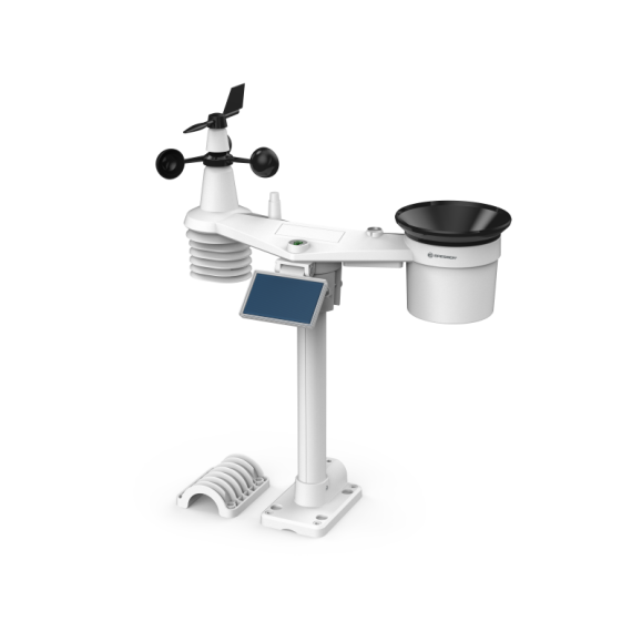 BRESSER 4CAST 6 days PRO SF 7 in 1 Wi-Fi weather station with solar-powered sensor