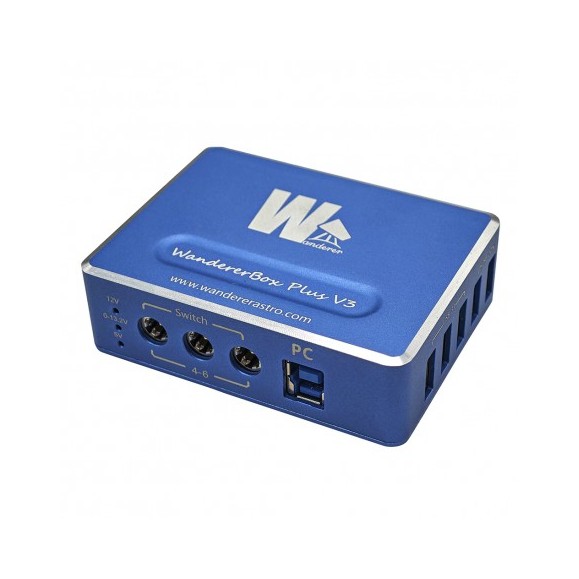 Concentrateur léger Wanderer Astro Plus V3 avec USB et contrôle de l'humidité