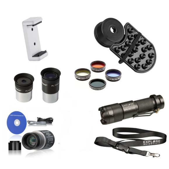 Kit de démarrage BRESSER Messier AR102/1000 EXOS2 GOTO