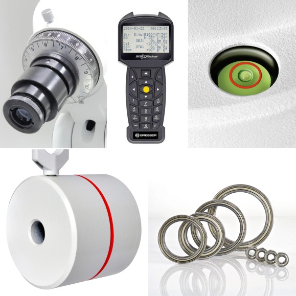 BRESSER Messier AR-102L/1350 tube optique avec EXOS-2/EQ5 Goto Mount