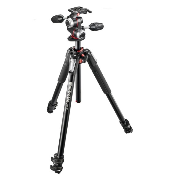Manfrotto Kit trépied Alumino 055XPRO3 avec tête de trépied à 3 voies